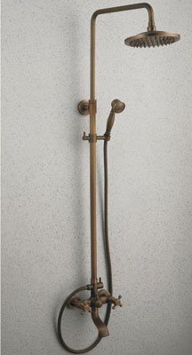 Bronze shower mixer