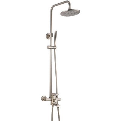Bronze shower mixer set