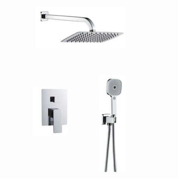 Concealed shower mixer