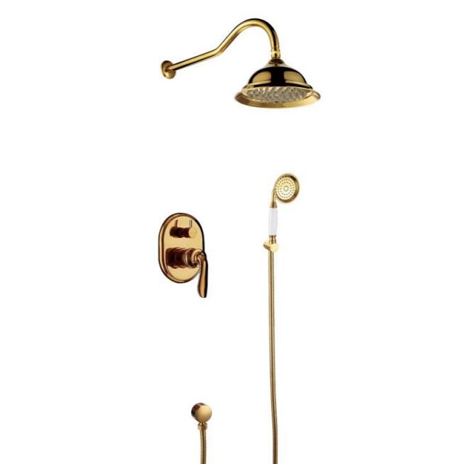 Concealed shower mixer