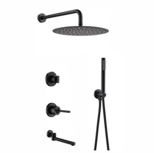 Concealed shower mixer