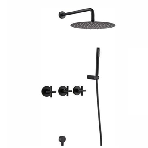 Concealed shower mixer