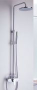shower mixer with shower head and hand shower