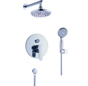 concealed bath shower mixer set