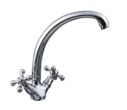 Two lever sink faucet