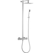 shower mixer with shower head and hand shower