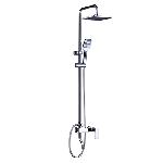 Exposed shower mixer set