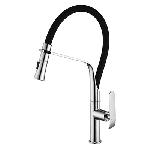 single lever pull out kitchen mixer