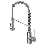 Single lever pull-down kitchen mixer